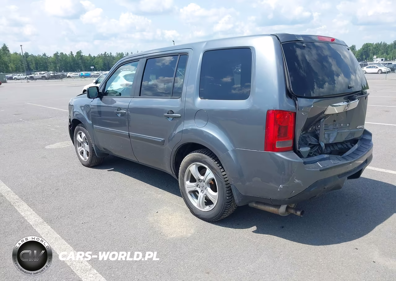 2013 Honda Pilot Ex-L VIN:5FNYF4H53DB037639 - 3
