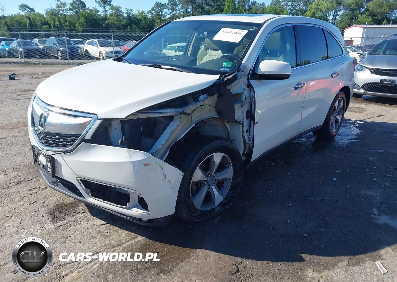 2014 Acura Mdx VIN:5FRYD3H28EB006778 - 2