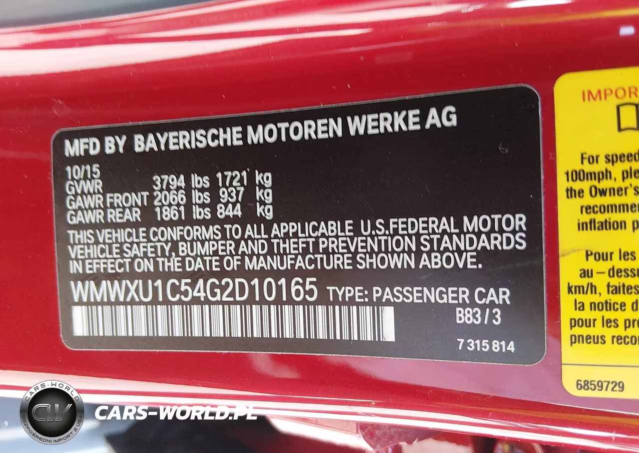 2016 Mini Hardtop Cooper VIN:WMWXU1C54G2D10165 - 9