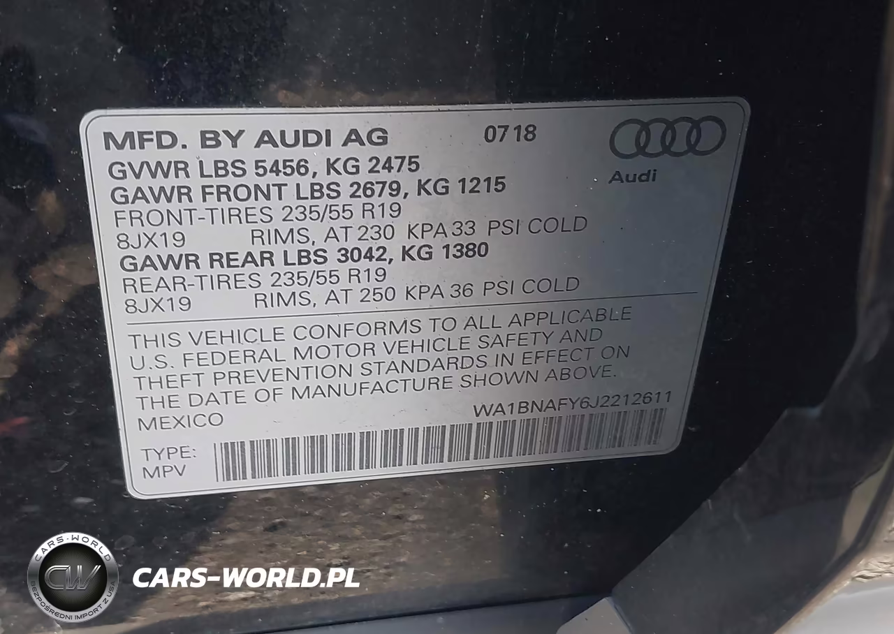2018 Audi Q5 2.0T Premium-2.0T Tech Premium VIN:WA1BNAFY6J2212611 - 9