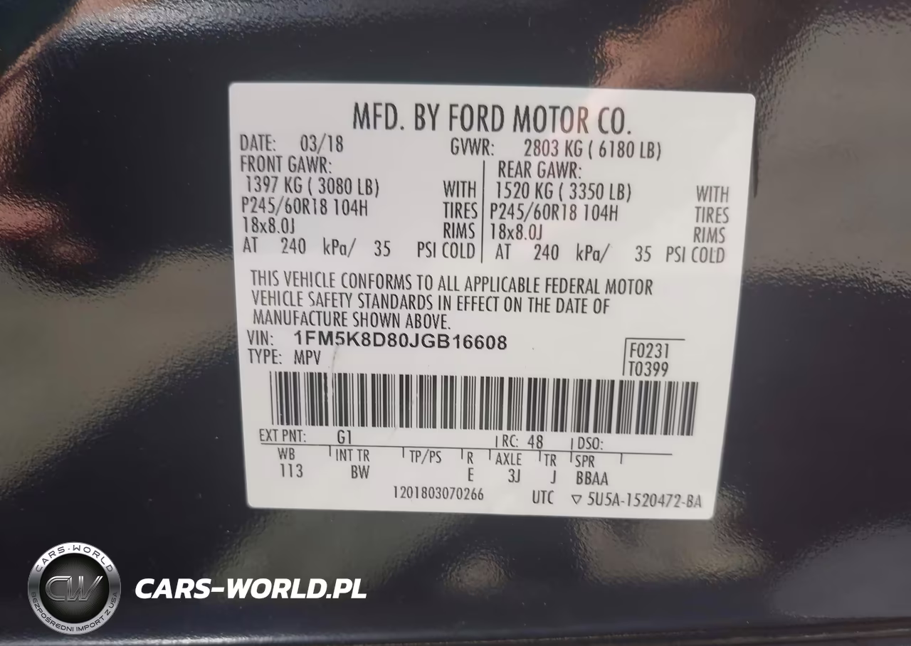 2018 Ford Explorer Xlt VIN:1FM5K8D80JGB16608 - 9