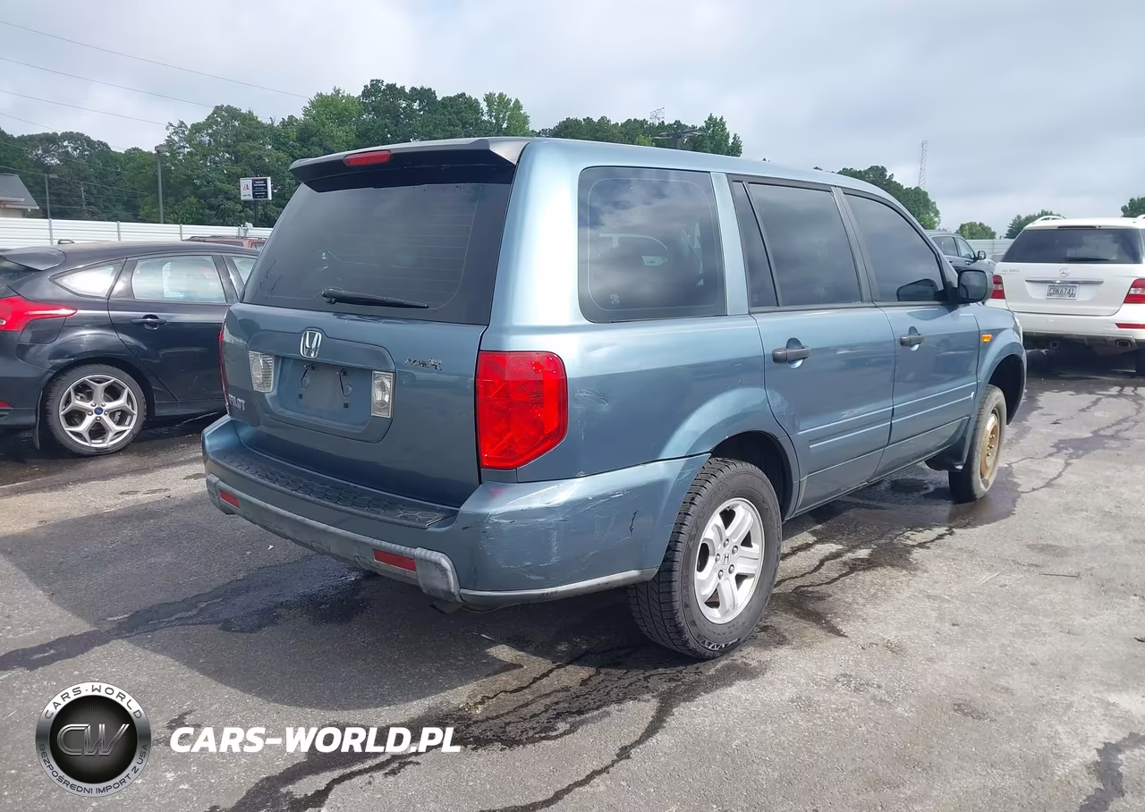 2006 Honda Pilot Lx VIN:5FNYF28186B037785 - 4