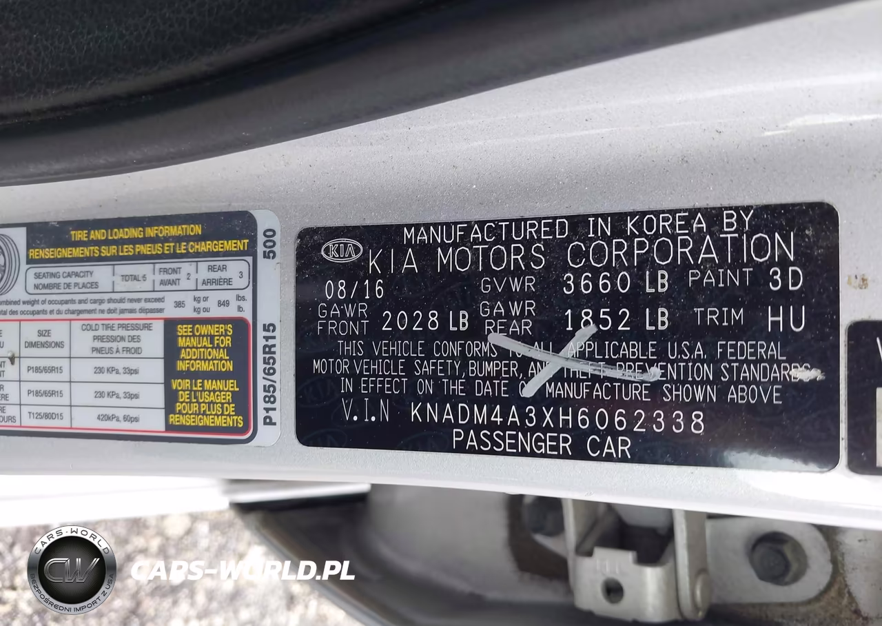 2017 Kia Rio Lx VIN:KNADM4A3XH6062338 - 9