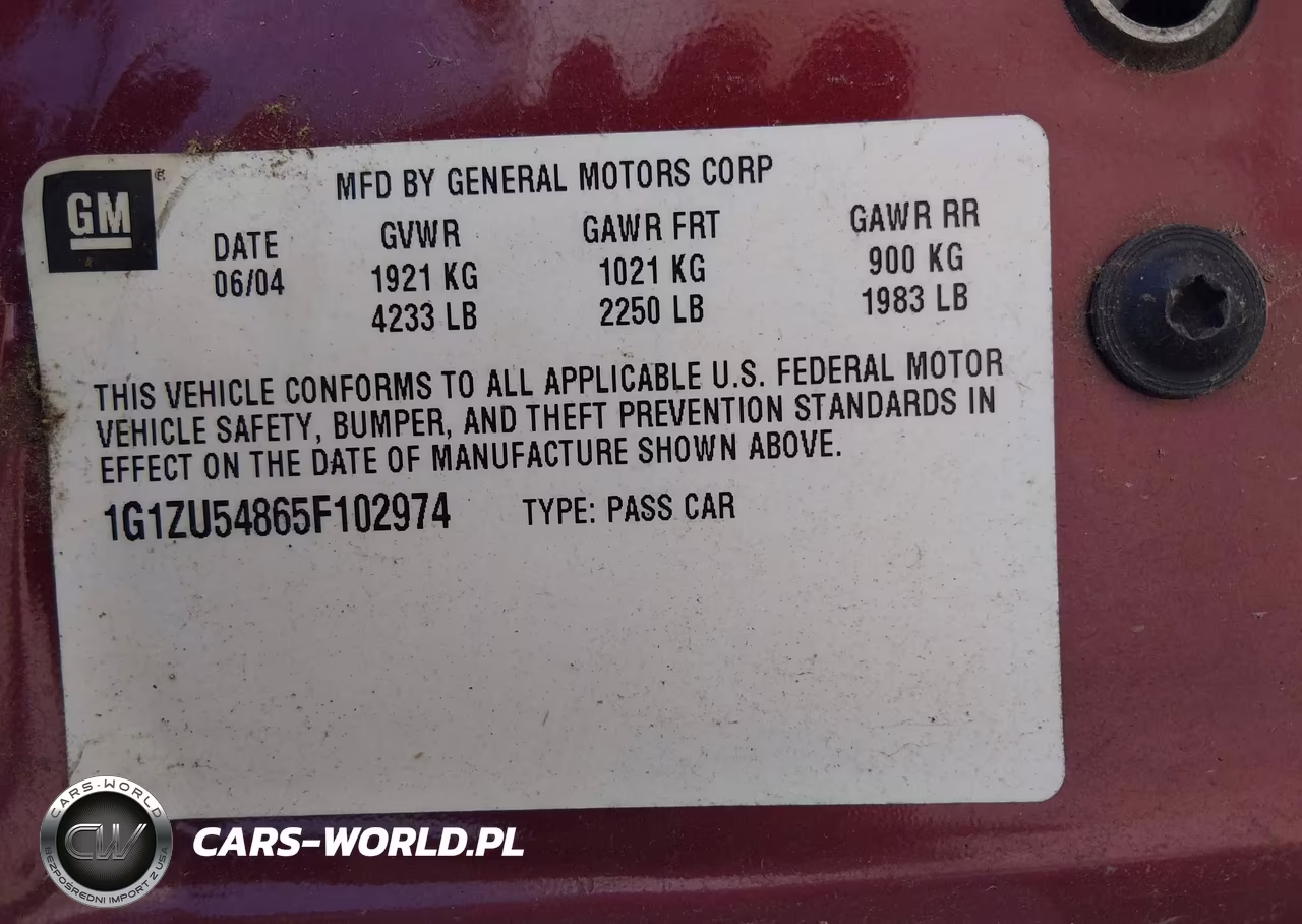 2005 Chevrolet Malibu Lt VIN:1G1ZU54865F102974 - 9