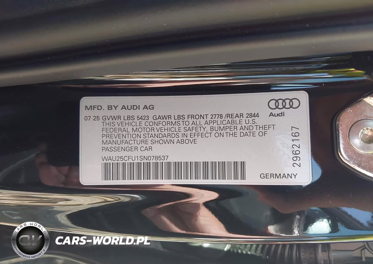 2025 Audi All-New S5 Premium Plus Tfsi Quattro S Tronic VIN:WAU25CFU1SN078537 - 9