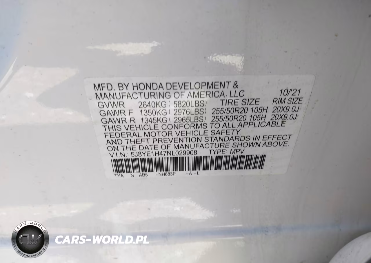 2022 Acura Mdx Technology Package VIN:5J8YE1H47NL029908 - 9