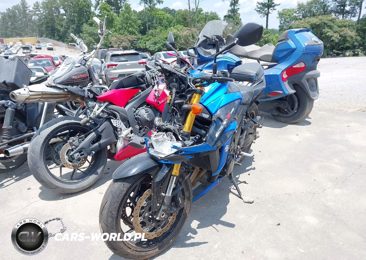 2018 Suzuki Gsx-S750 M-Z VIN:JS1C533B1J2101237 - 2