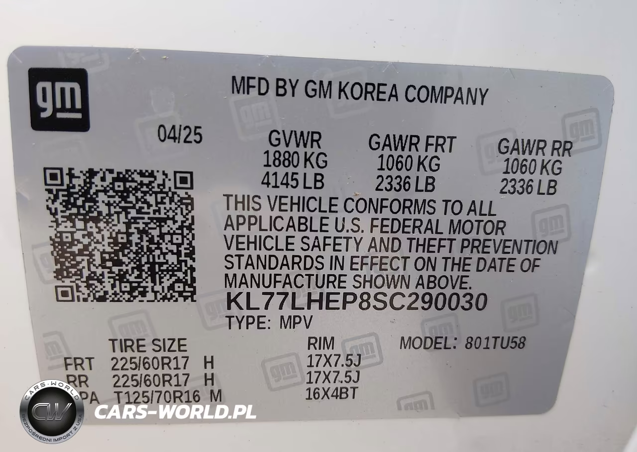 2025 Chevrolet Trax Fwd Lt VIN:KL77LHEP8SC290030 - 9
