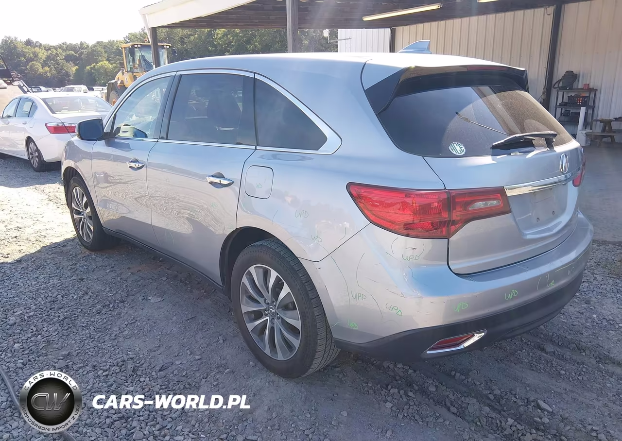 2016 Acura Mdx Technology Entertainment Packages-Technology, Entertainment Acurawatch Plus Packages VIN:5FRYD4H67GB056082 - 3