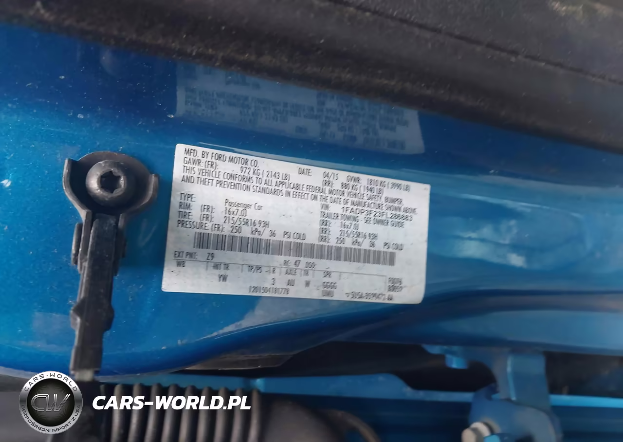 2015 Ford Focus Se VIN:1FADP3F23FL286883 - 9