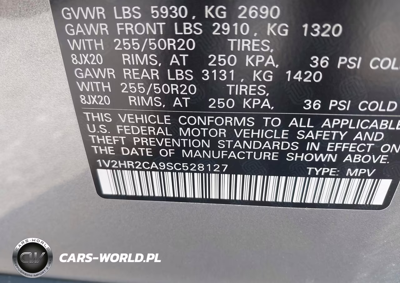 2025 Volkswagen Atlas 2.0T Se W-Technology VIN:1V2HR2CA9SC528127 - 9