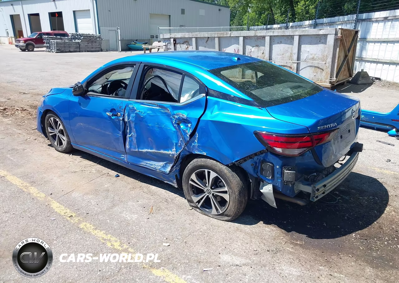 2022 Nissan Sentra Sv Xtronic Cvt VIN:3N1AB8CV6NY244126 - 3