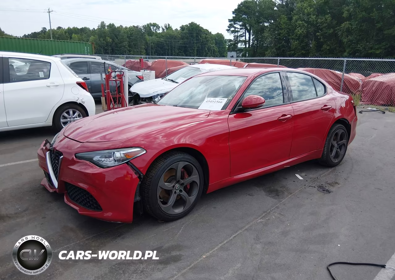 2018 Alfa Romeo Giulia Rwd VIN:ZARFAEBNXJ7565531 - 2