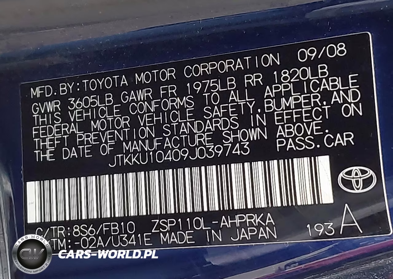 2009 Scion Xd VIN:JTKKU10409J039743 - 9