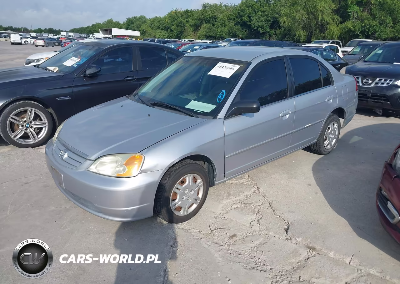 2002 Honda Civic Lx VIN:1HGES16662L012254 - 2