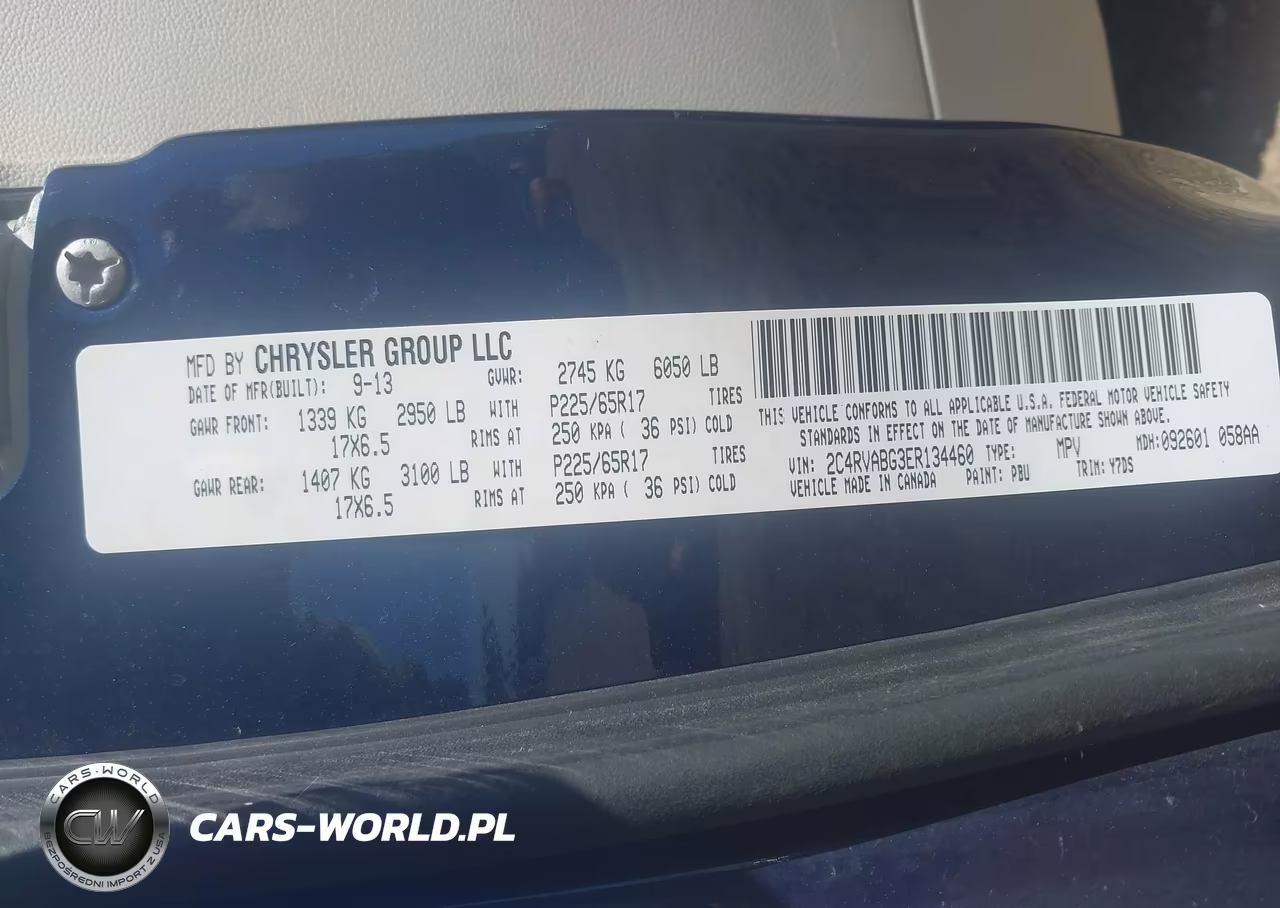 2014 Volkswagen Routan Se VIN:2C4RVABG3ER134460 - 9