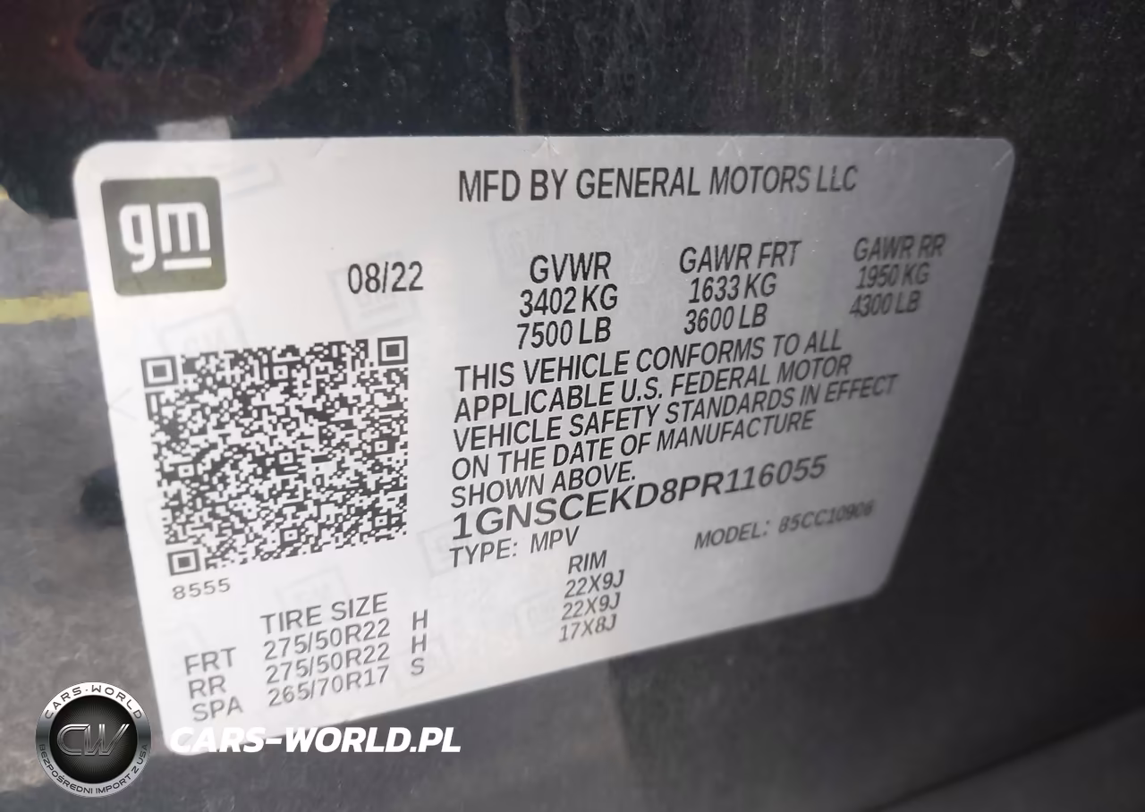 2023 Chevrolet Suburban 2Wd Rst VIN:1GNSCEKD8PR116055 - 9