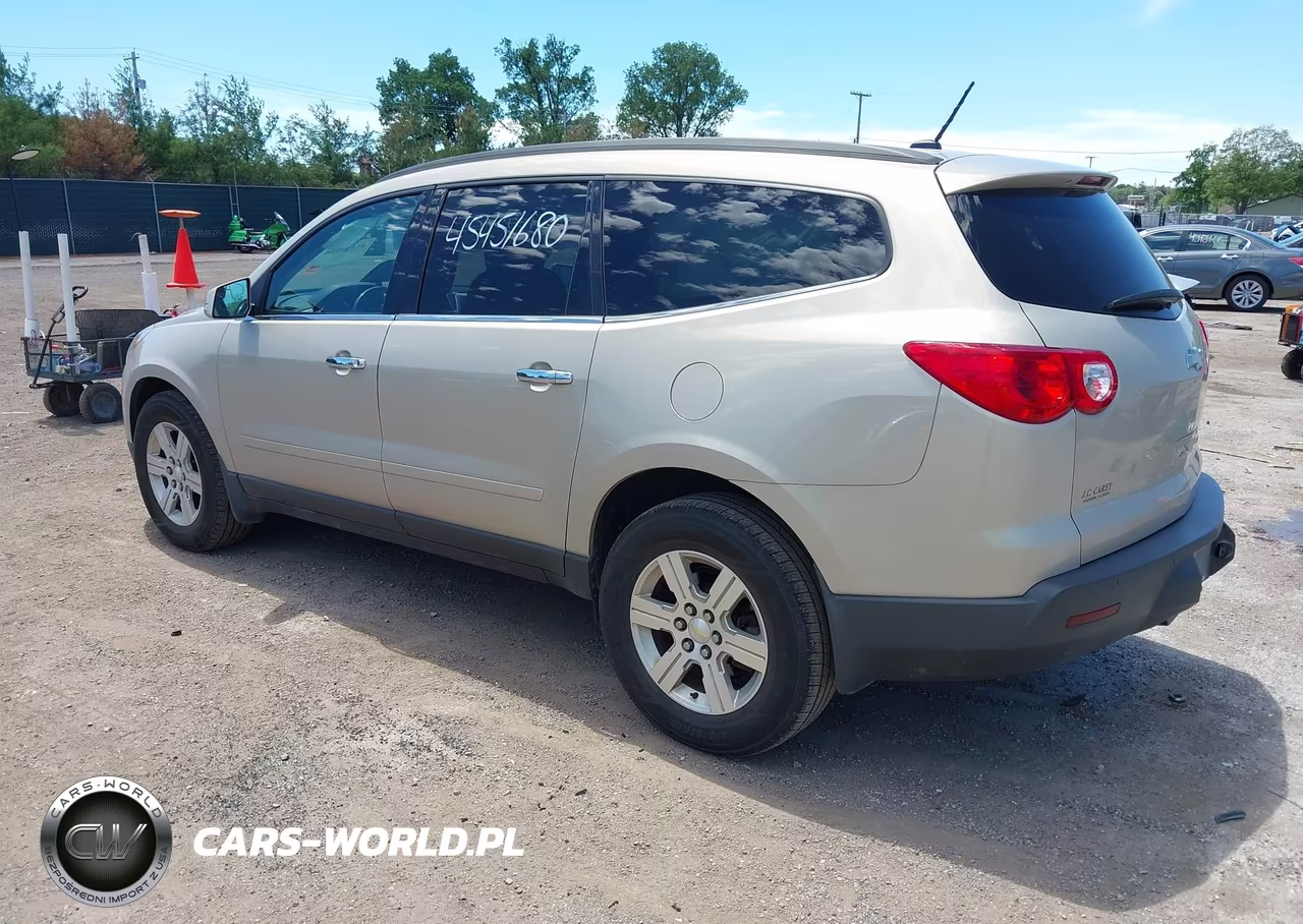 2011 Chevrolet Traverse Lt W-2Lt VIN:1GNKRJEDXBJ390450 - 3