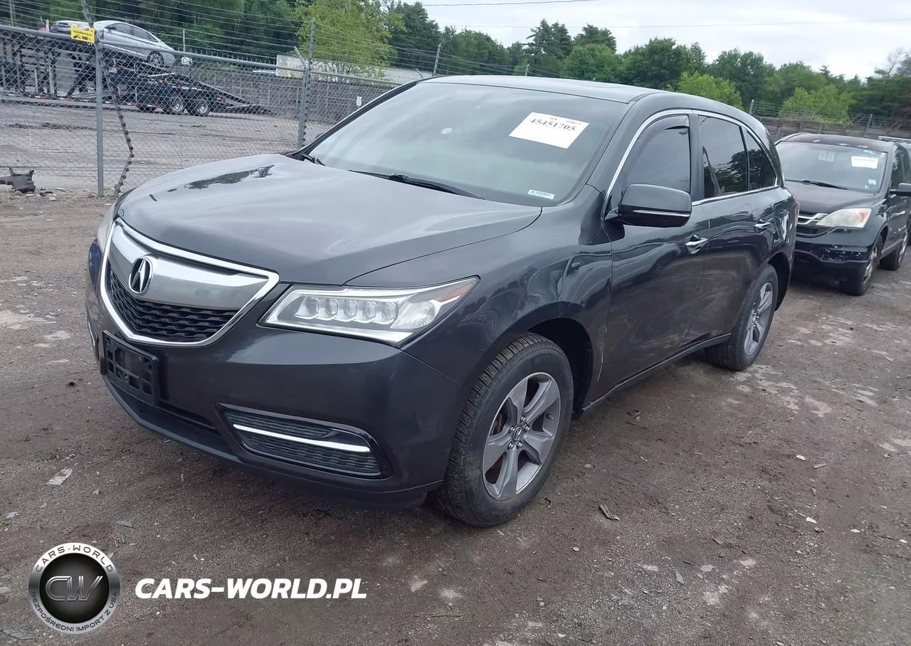 2015 Acura Mdx VIN:5FRYD4H22FB010042 - 2