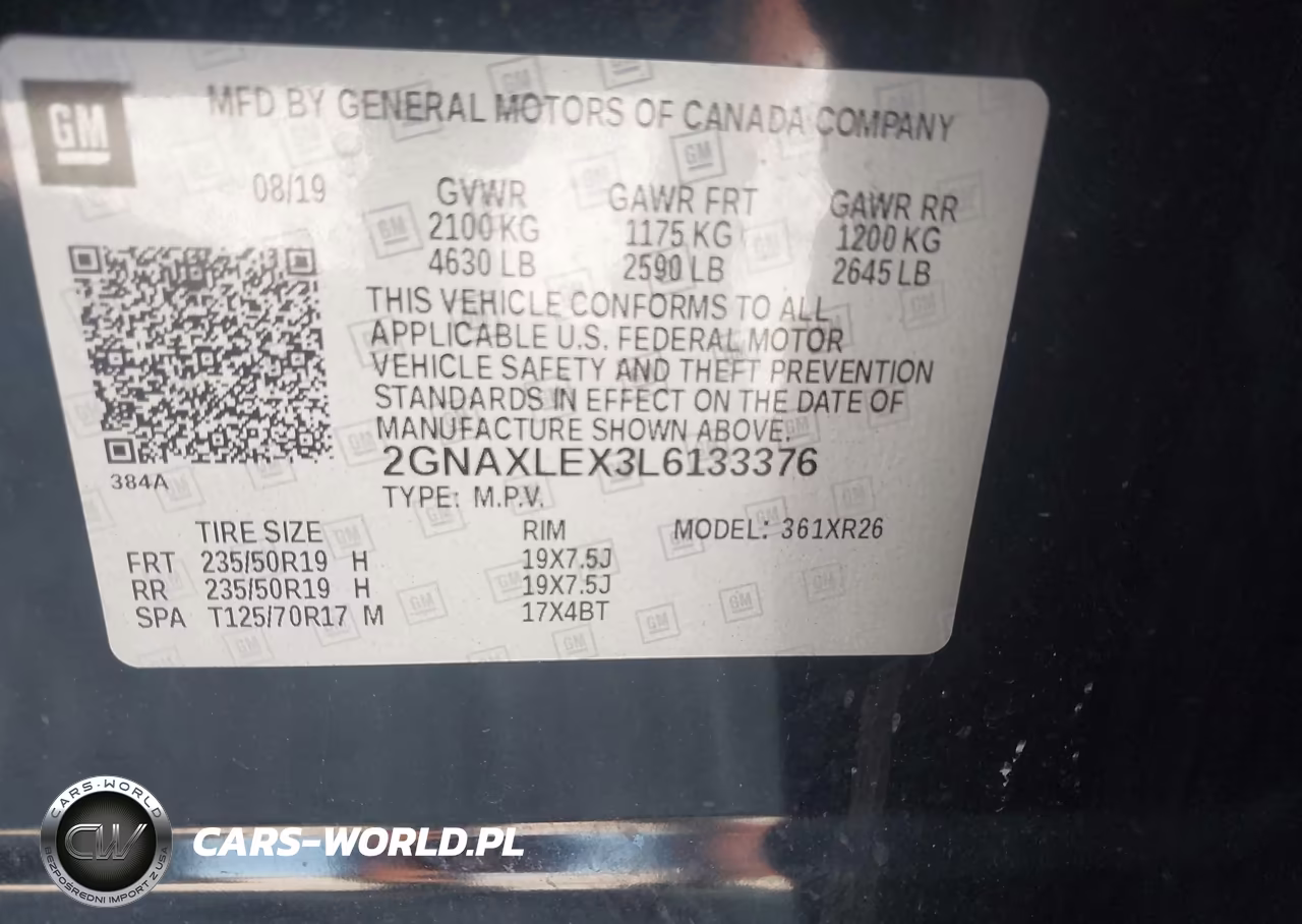 2020 Chevrolet Equinox Fwd Lt 2.0L Turbo VIN:2GNAXLEX3L6133376 - 9