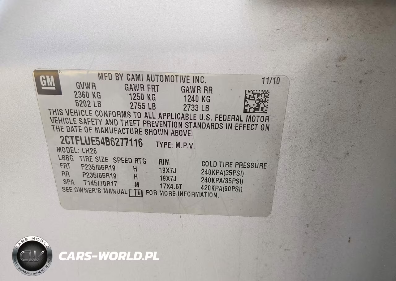 2011 GMC Terrain Slt-1 VIN:2CTFLUE54B6277116 - 9