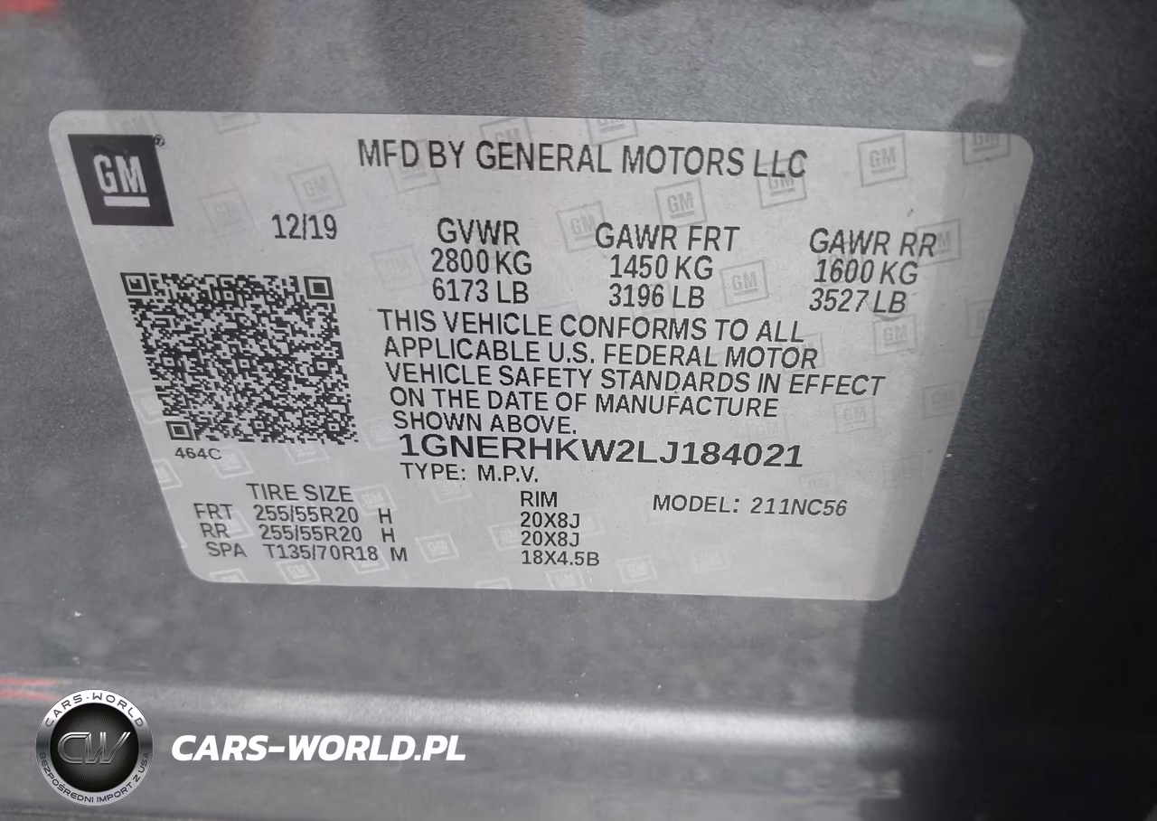 2020 Chevrolet Traverse Fwd Lt Leather VIN:1GNERHKW2LJ184021 - 9