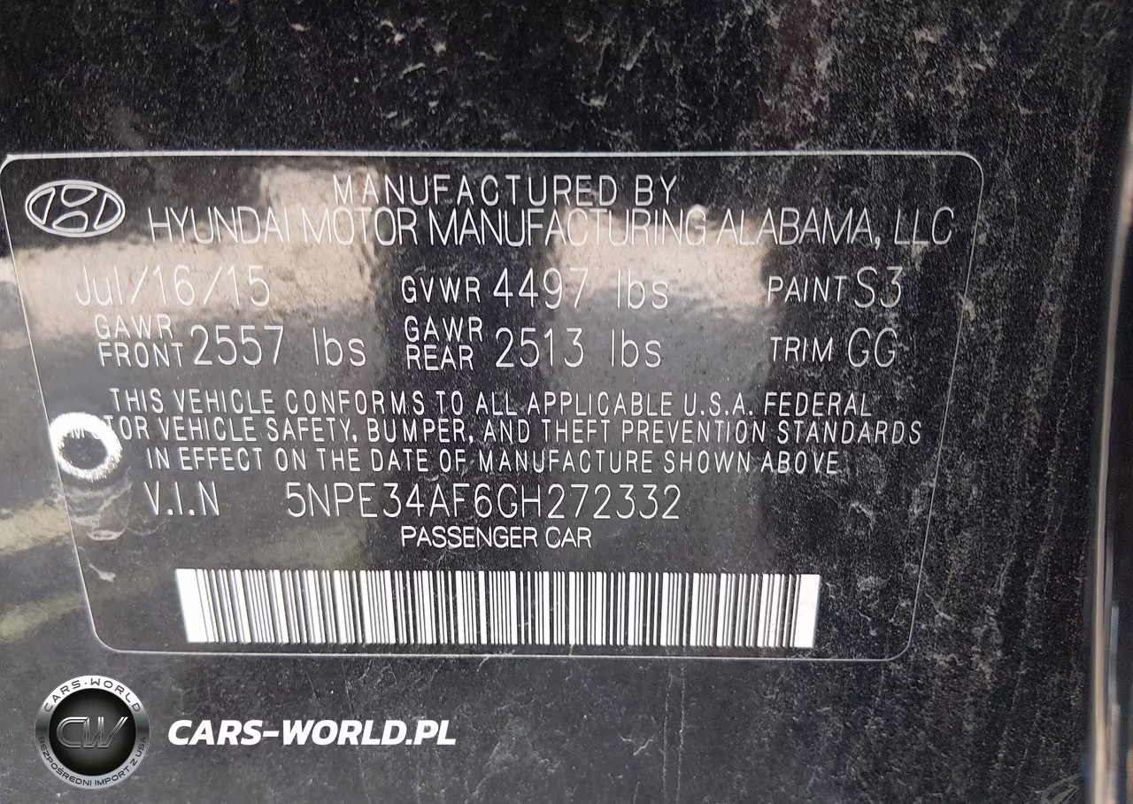 2016 Hyundai Sonata Limited VIN:5NPE34AF6GH272332 - 9