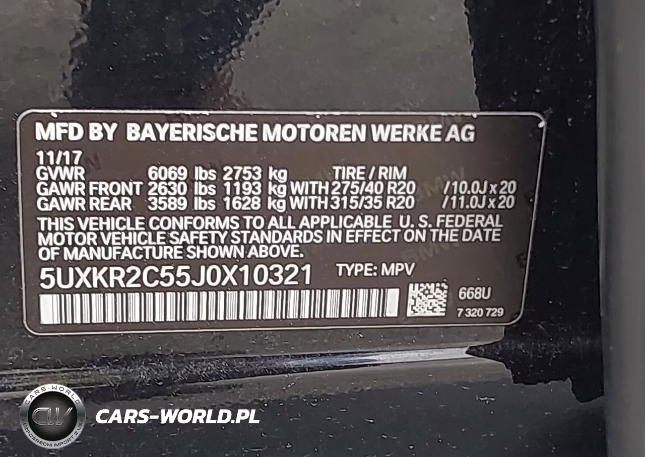 2018 BMW X5 Sdrive35I VIN:5UXKR2C55J0X10321 - 9