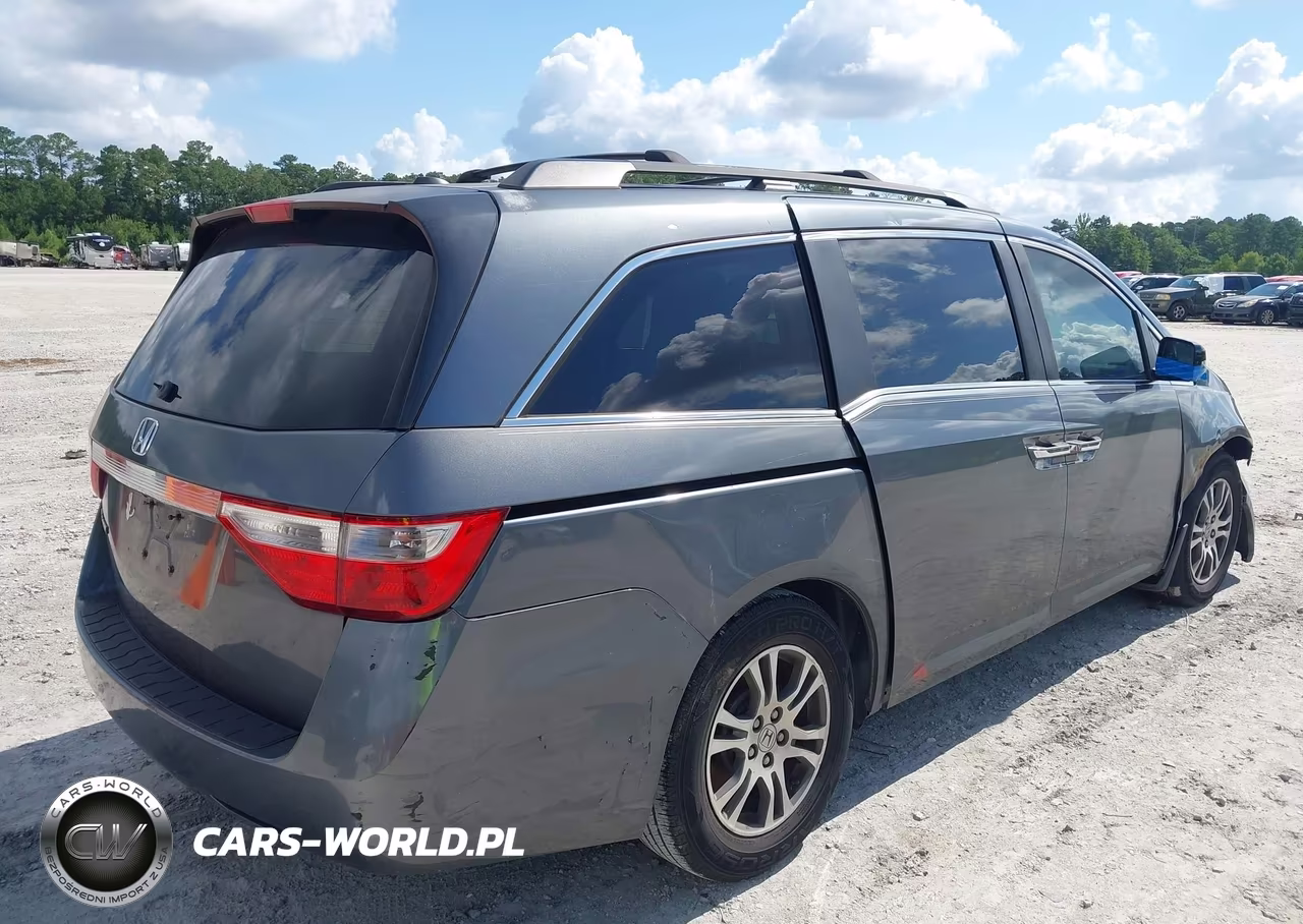 2011 Honda Odyssey Ex-L VIN:5FNRL5H64BB024777 - 4