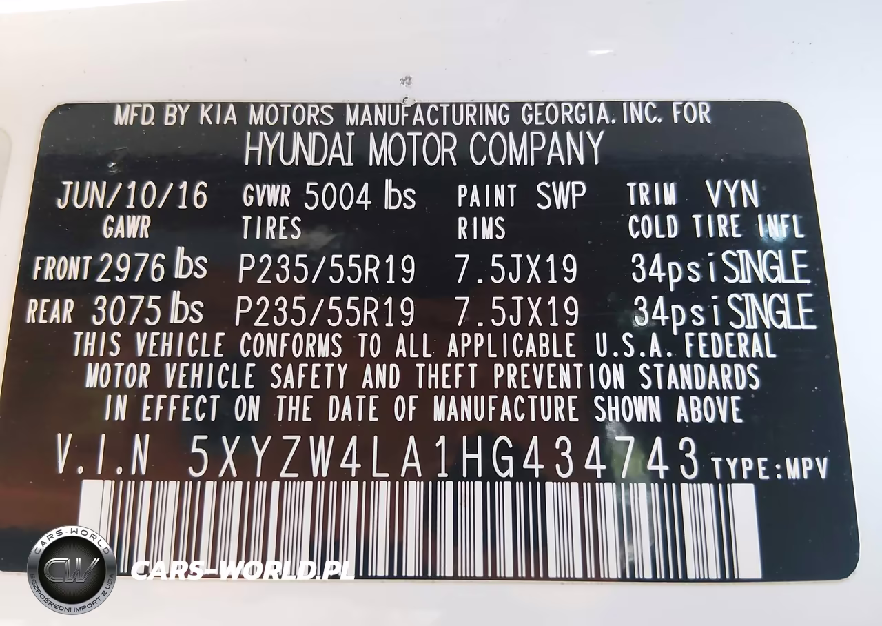 2017 Hyundai Santa Fe Sport 2.0T Ultimate VIN:5XYZW4LA1HG434743 - 9