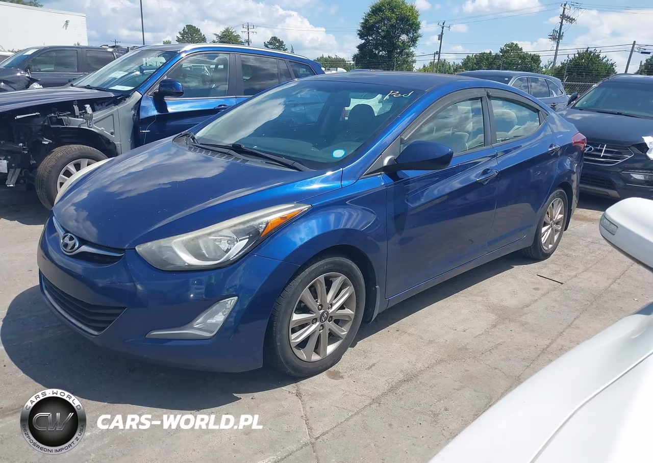 2015 Hyundai Elantra Se VIN:5NPDH4AE8FH583893 - 2