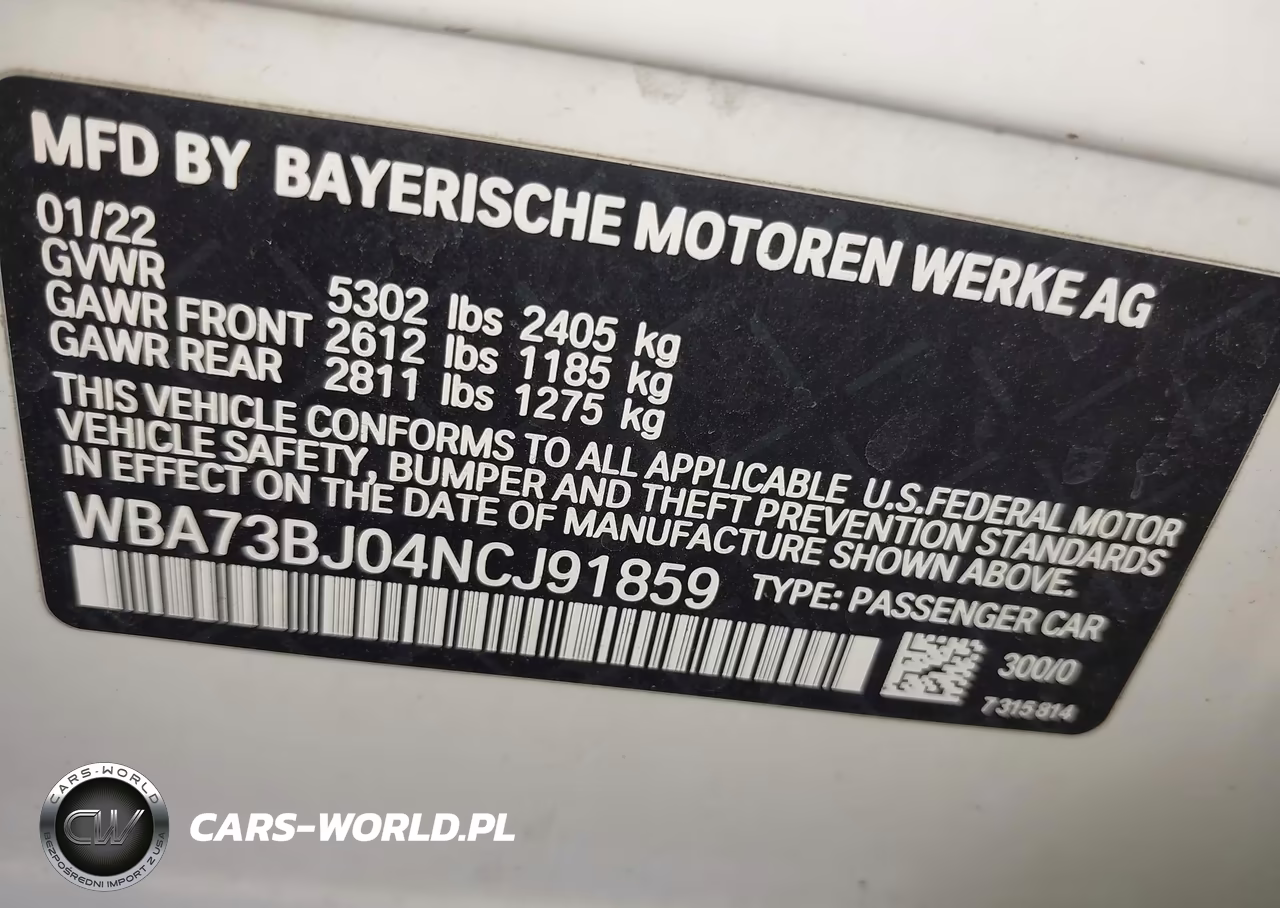 2022 BMW 540 I xDrive VIN:WBA73BJ04NCJ91859 - 9