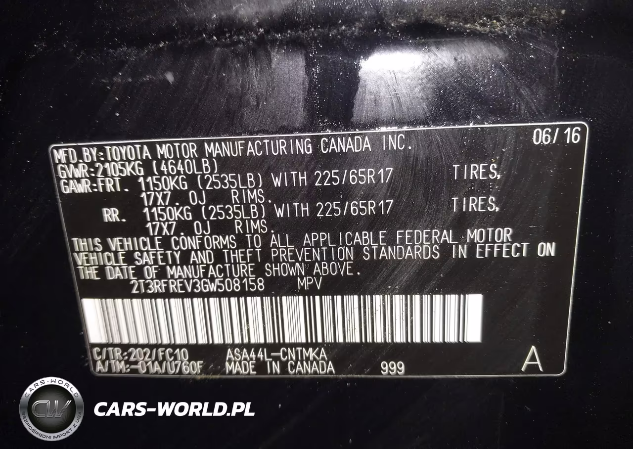 2016 Toyota Rav4 Xle VIN:2T3RFREV3GW508158 - 9