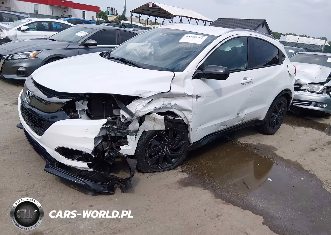 2022 Honda Hr-V Awd Sport VIN:3CZRU6H1XNM762861 - 2