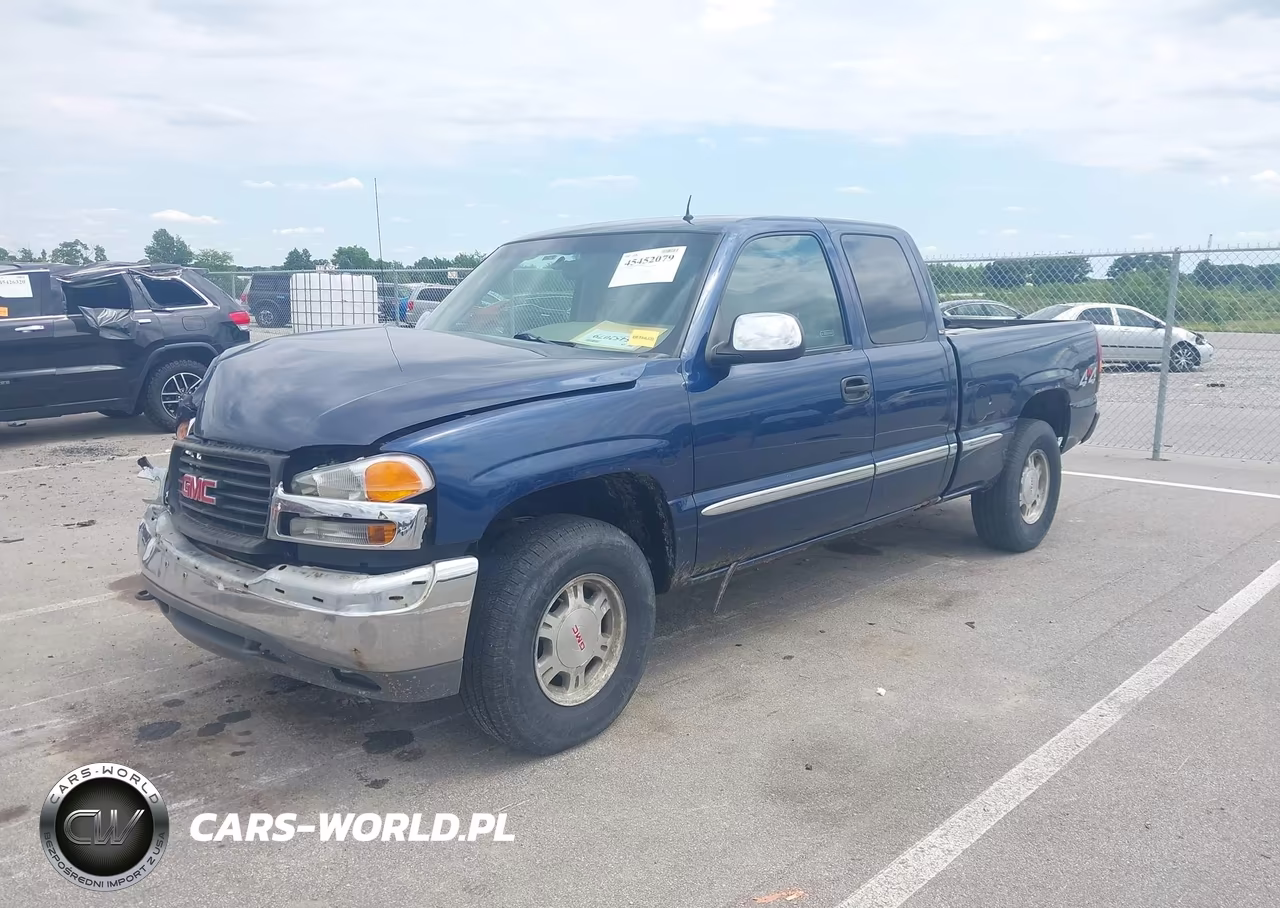 2002 GMC Sierra 1500 Sle VIN:1GTEK19V52Z133310 - 2