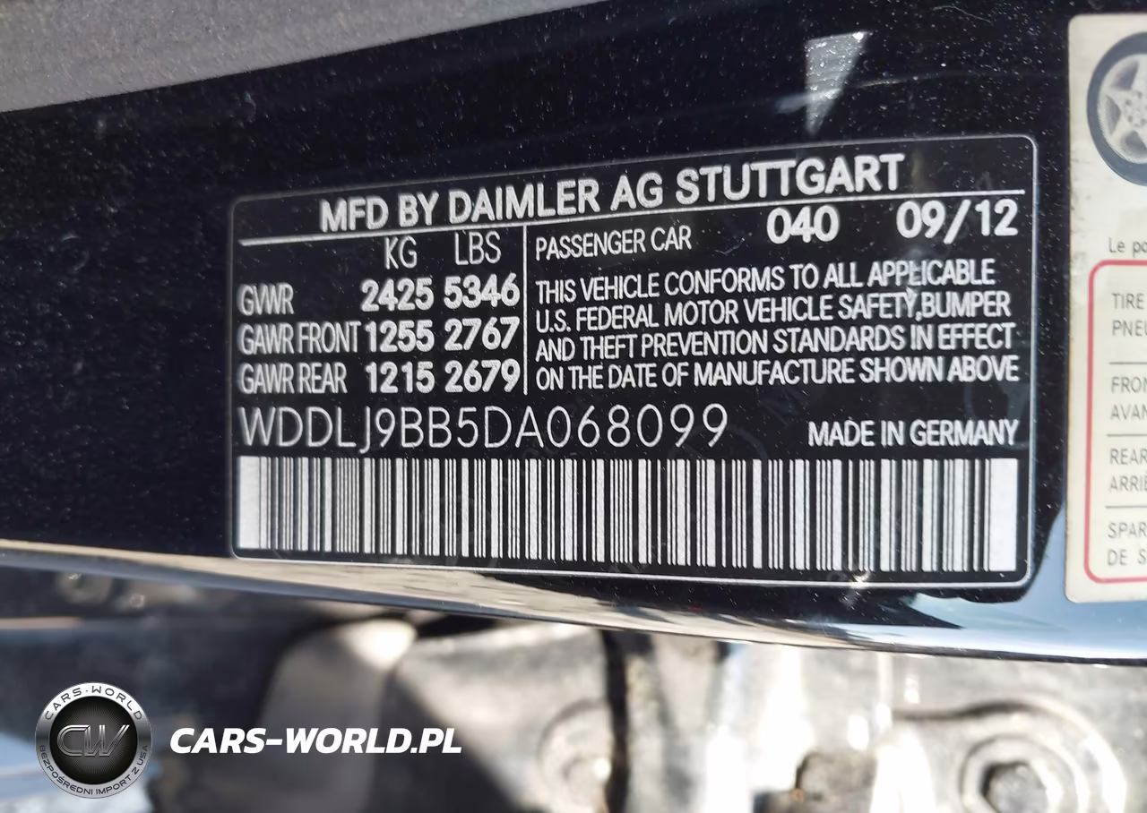 2013 Mercedes-Benz Cls 550 4Matic VIN:WDDLJ9BB5DA068099 - 9