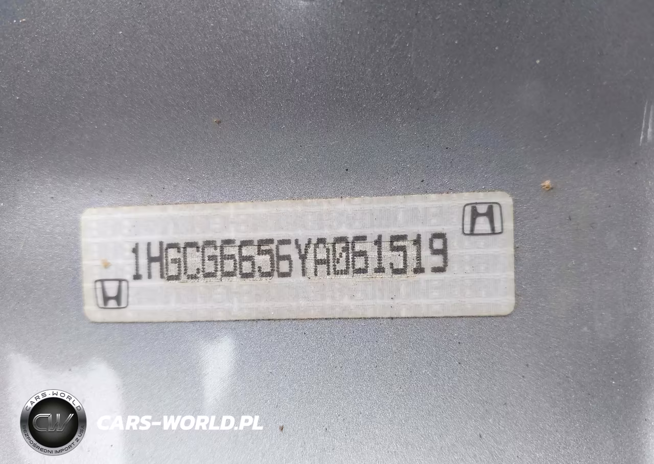 2000 Honda Accord 2.3 Lx VIN:1HGCG6656YA061519 - 17
