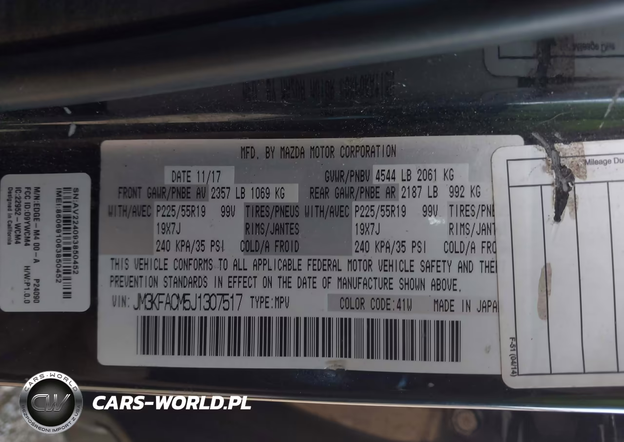 2018 Mazda Cx-5 Touring VIN:JM3KFACM5J1307517 - 9