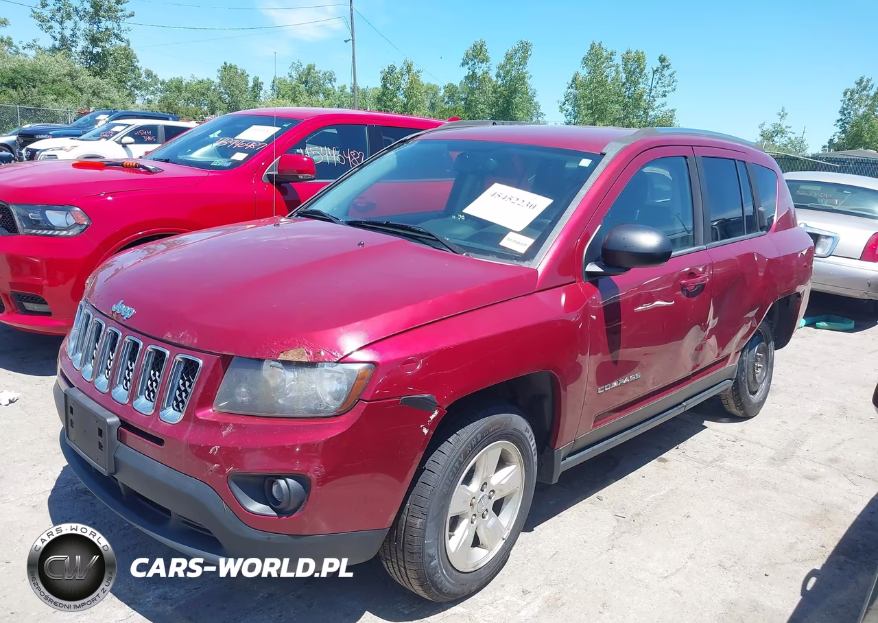 2014 Jeep Compass Sport VIN:1C4NJCBA2ED666707 - 2