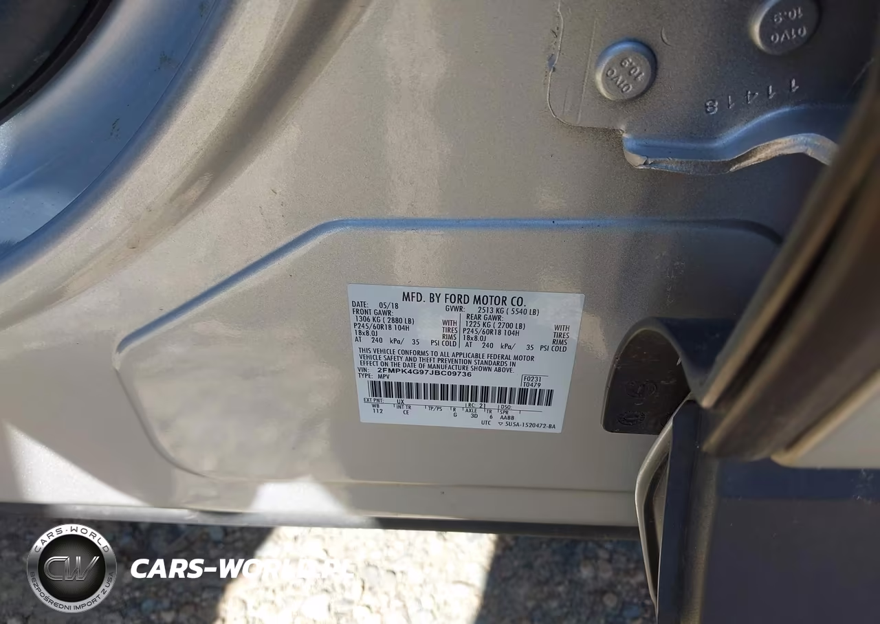2018 Ford Edge Se VIN:2FMPK4G97JBC09736 - 9