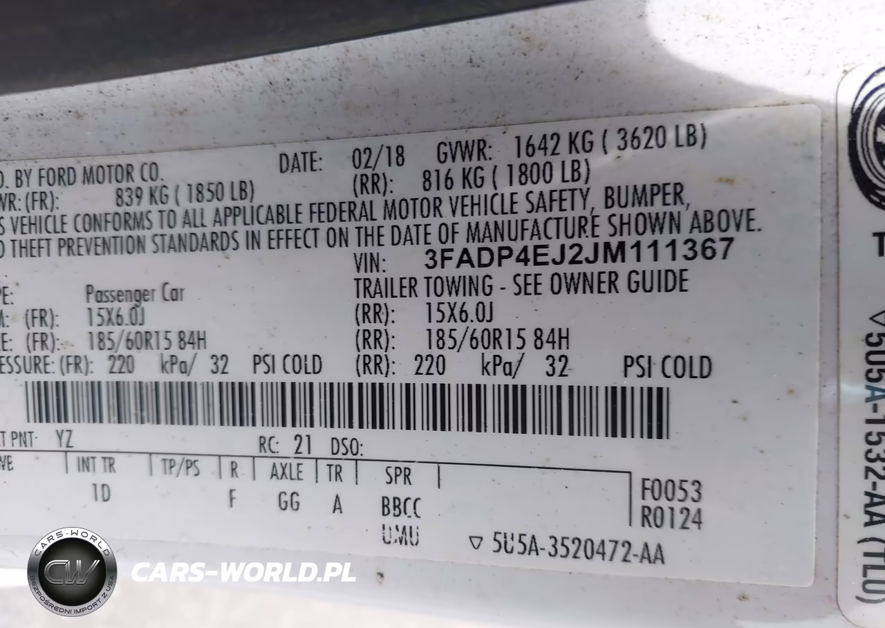 2018 Ford Fiesta Se VIN:3FADP4EJ2JM111367 - 9