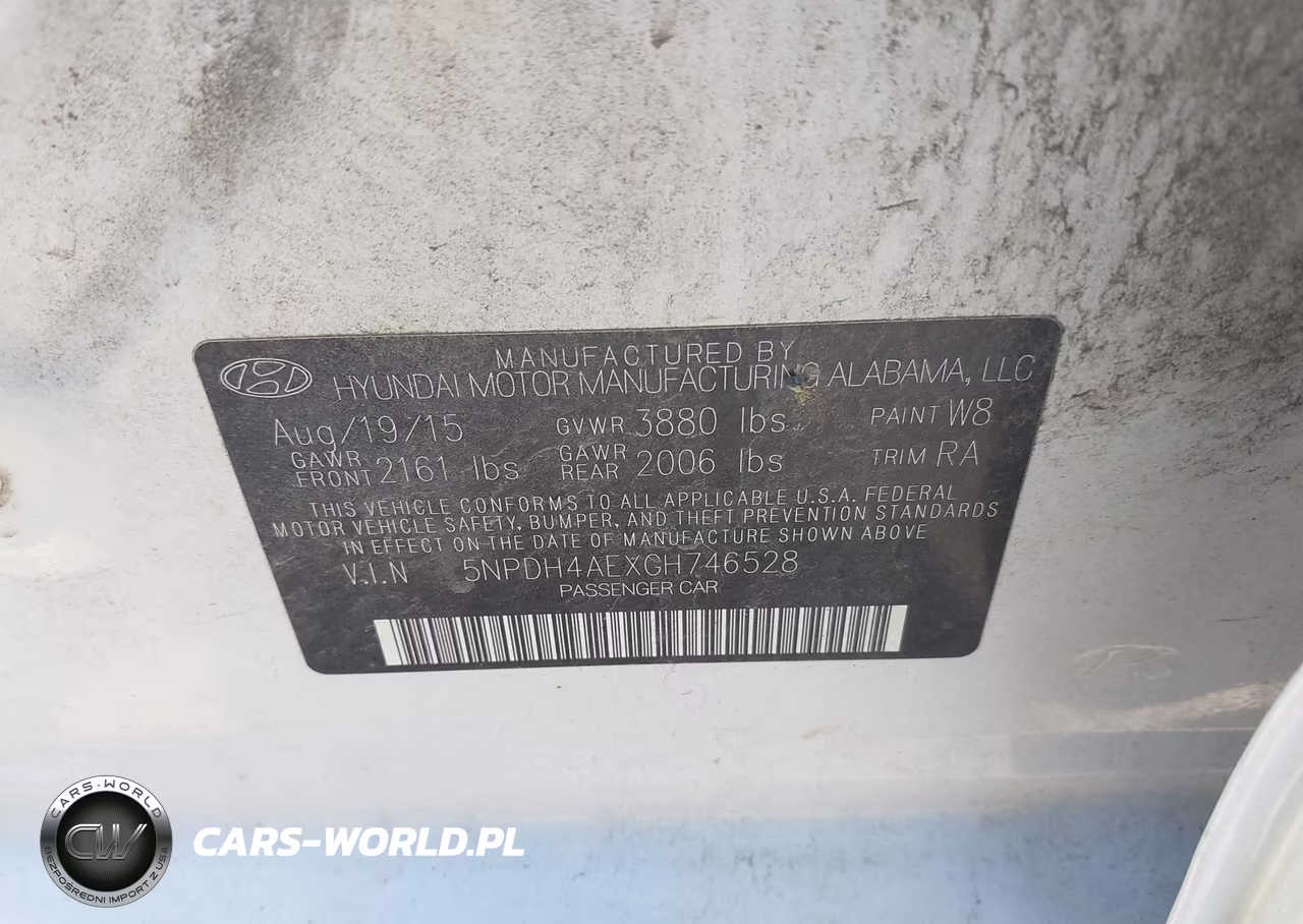 2016 Hyundai Elantra Se VIN:5NPDH4AEXGH746528 - 9