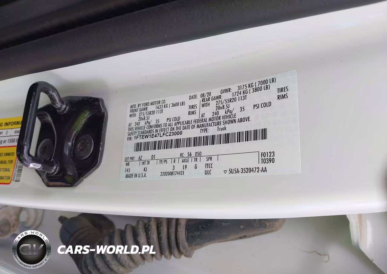 2020 Ford F-150 King Ranch VIN:1FTEW1E47LFC23000 - 9