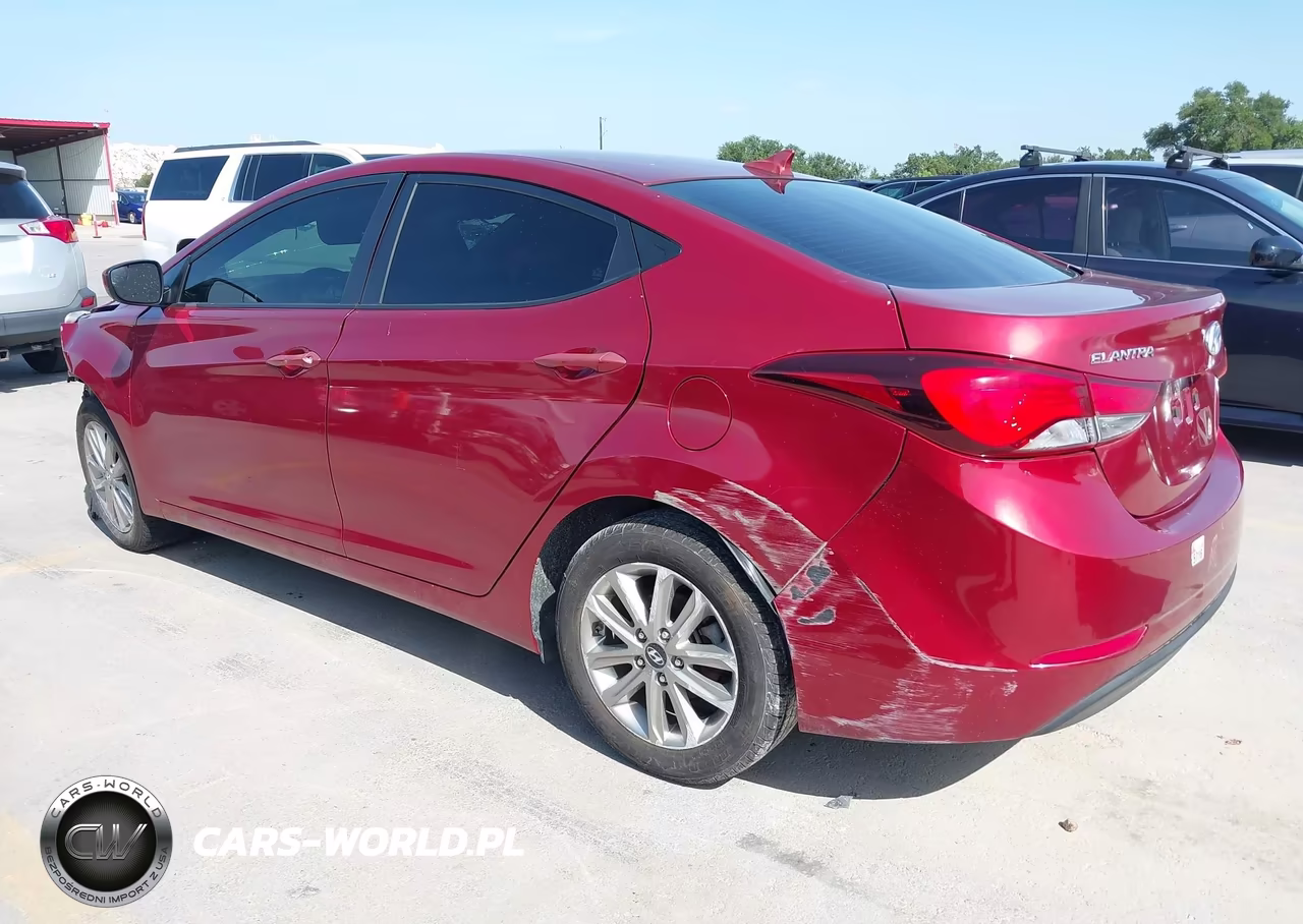 2015 Hyundai Elantra Se VIN:5NPDH4AE9FH552703 - 3