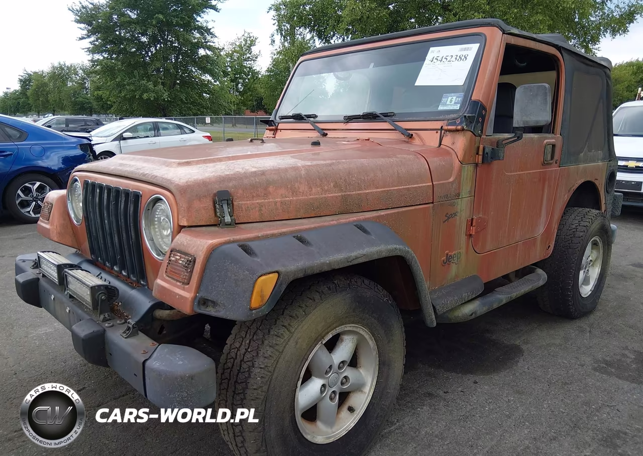 2001 Jeep Wrangler Sport VIN:1J4FA49S61P316928 - 2