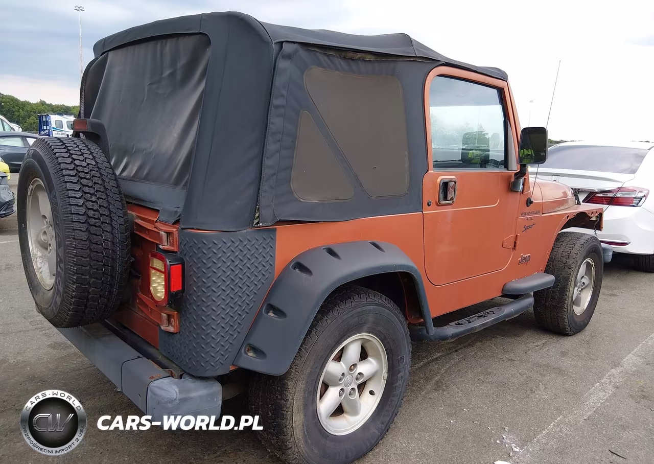 2001 Jeep Wrangler Sport VIN:1J4FA49S61P316928 - 4
