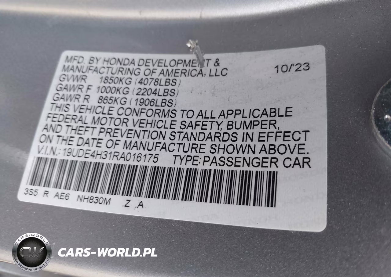 2024 Acura Integra A-Spec VIN:19UDE4H31RA016175 - 9