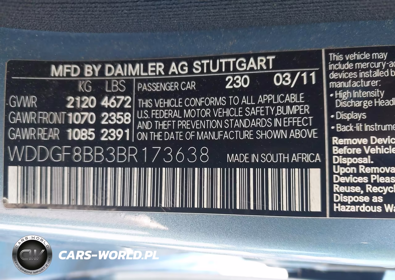 2011 Mercedes-Benz C 300 Luxury 4Matic-Sport 4Matic VIN:WDDGF8BB3BR173638 - 9