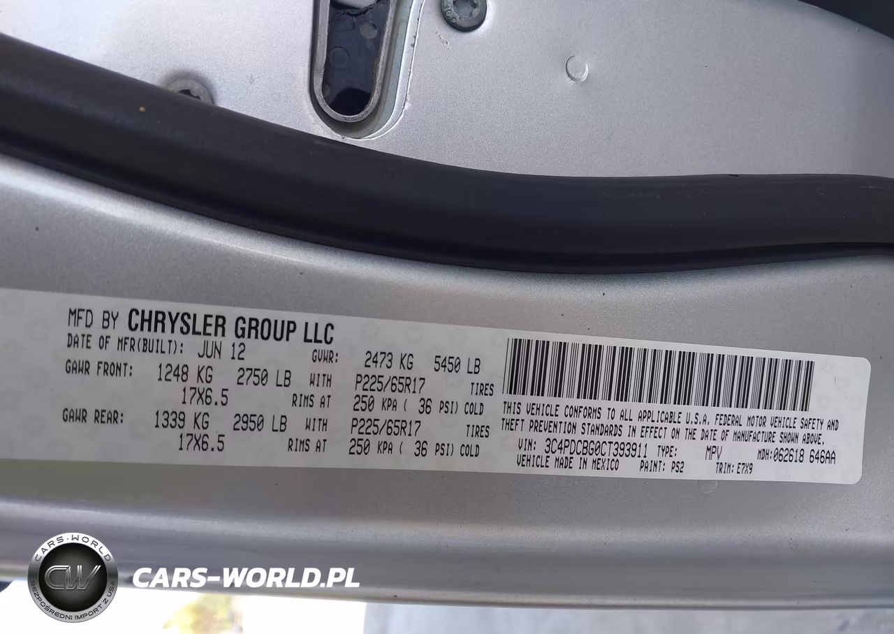 2012 Dodge Journey Sxt VIN:3C4PDCBG0CT393911 - 9