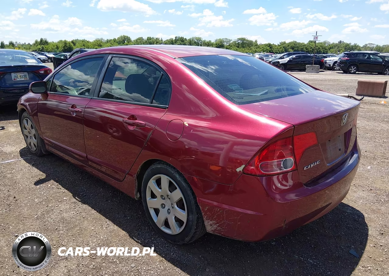 2008 Honda Civic Lx VIN:1HGFA165X8L108587 - 3